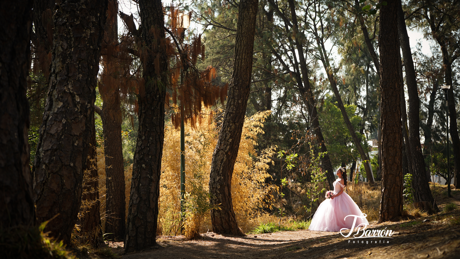 Fotografía profesional de mujer con atuendo de xv años - Fotografo Profesional